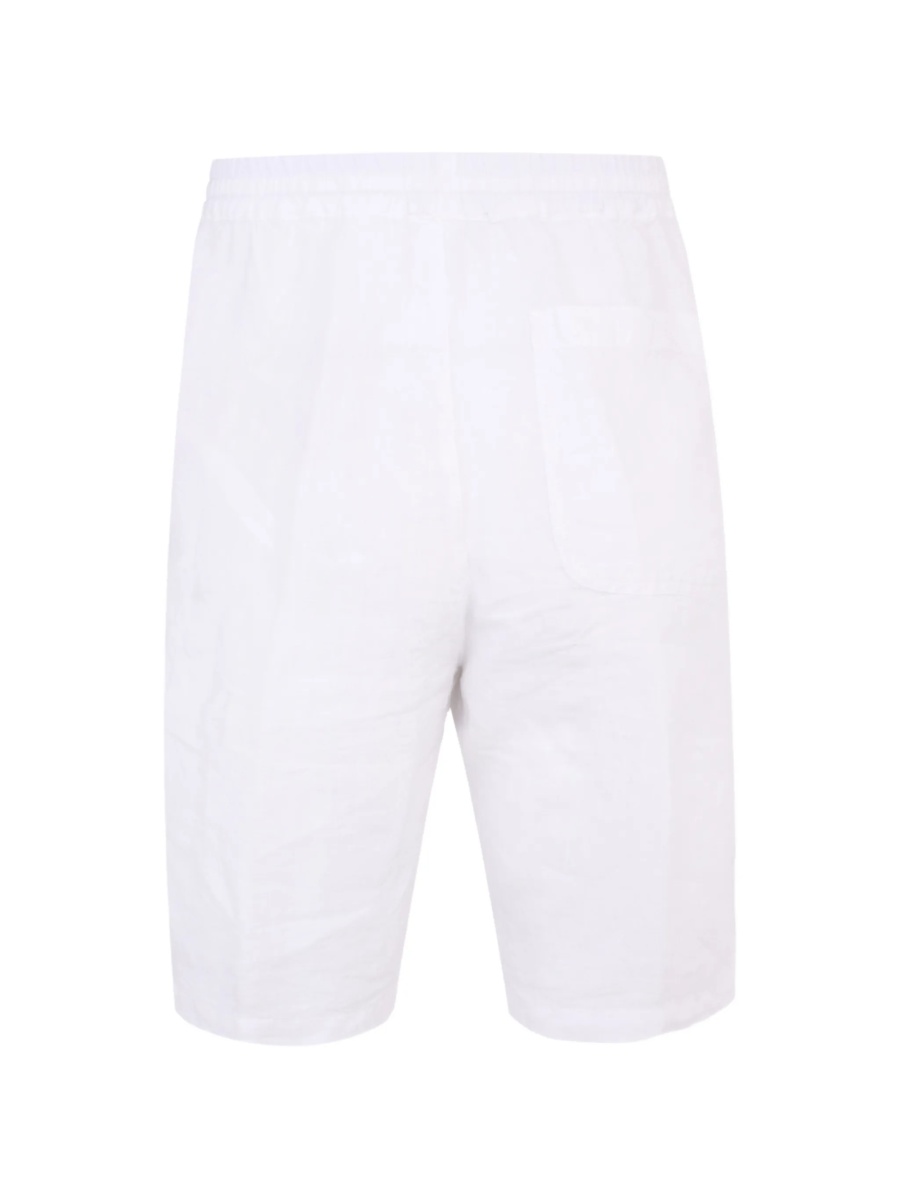 Pantaloni scurti 120% LINO albi - Img 2