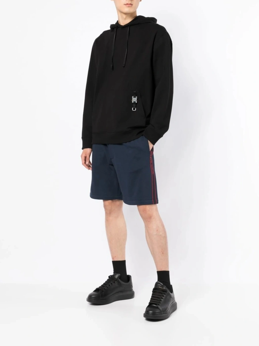 Pantaloni scurti Alexander McQueen albastri - Img 2