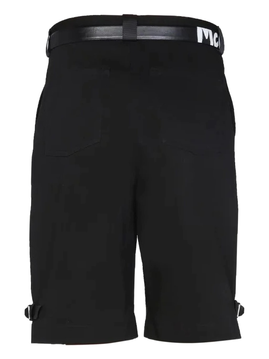 Pantaloni scurti Alexander McQueen negri - Img 3