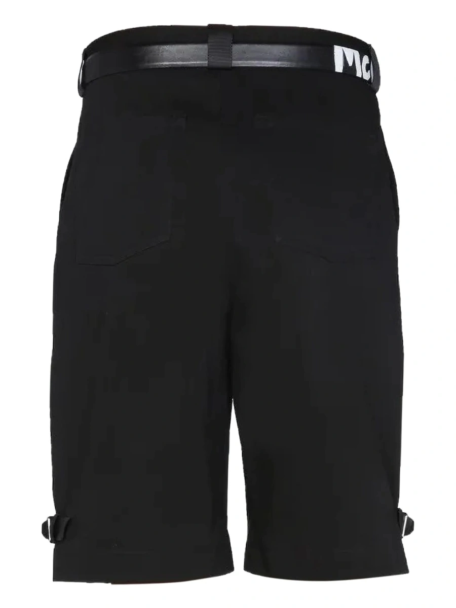 Pantaloni scurti Alexander McQueen negri - Img 3