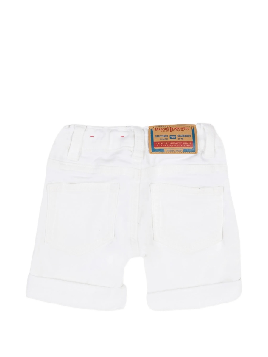 Pantaloni scurti Diesel albi - Img 2