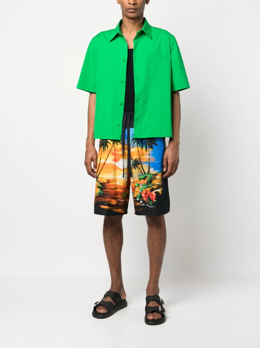 Pantaloni scurti Dolce &amp; Gabbana albastri - Img 2