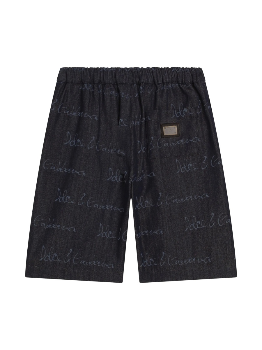 Pantaloni scurti Dolce &amp; Gabbana albastri - Img 2