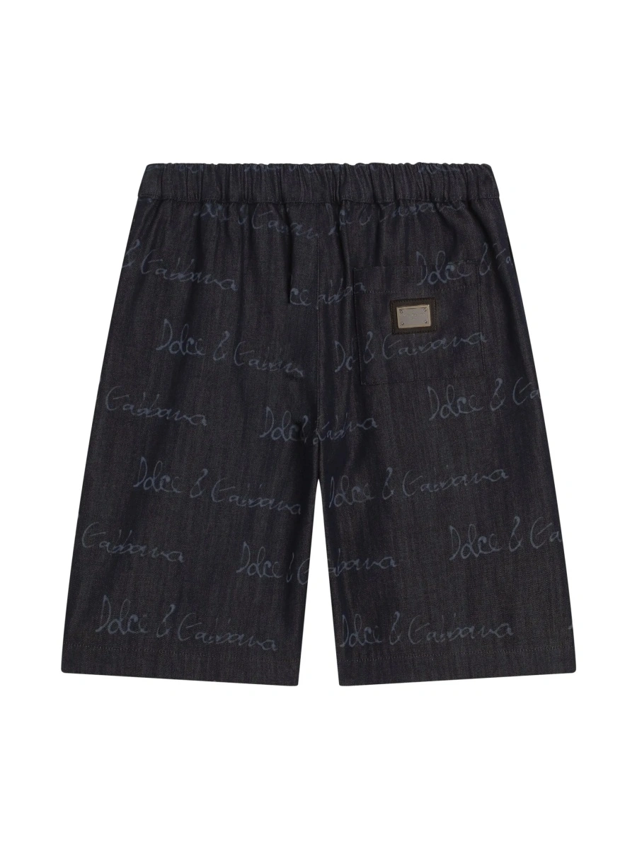 Pantaloni scurti Dolce &amp; Gabbana albastri - Img 2