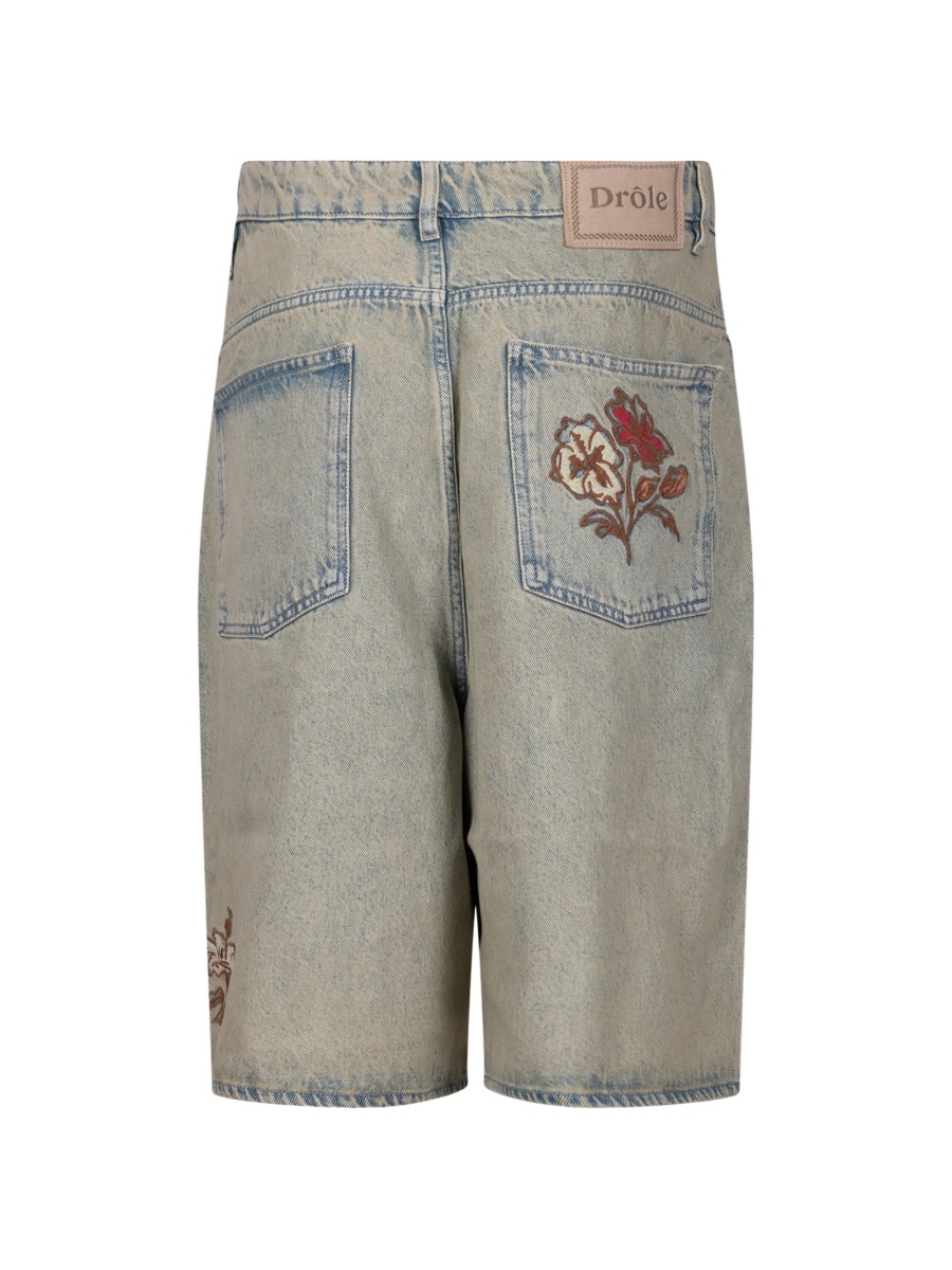 Pantaloni scurti DRÔLE DE MONSIEUR albastri - Img 2