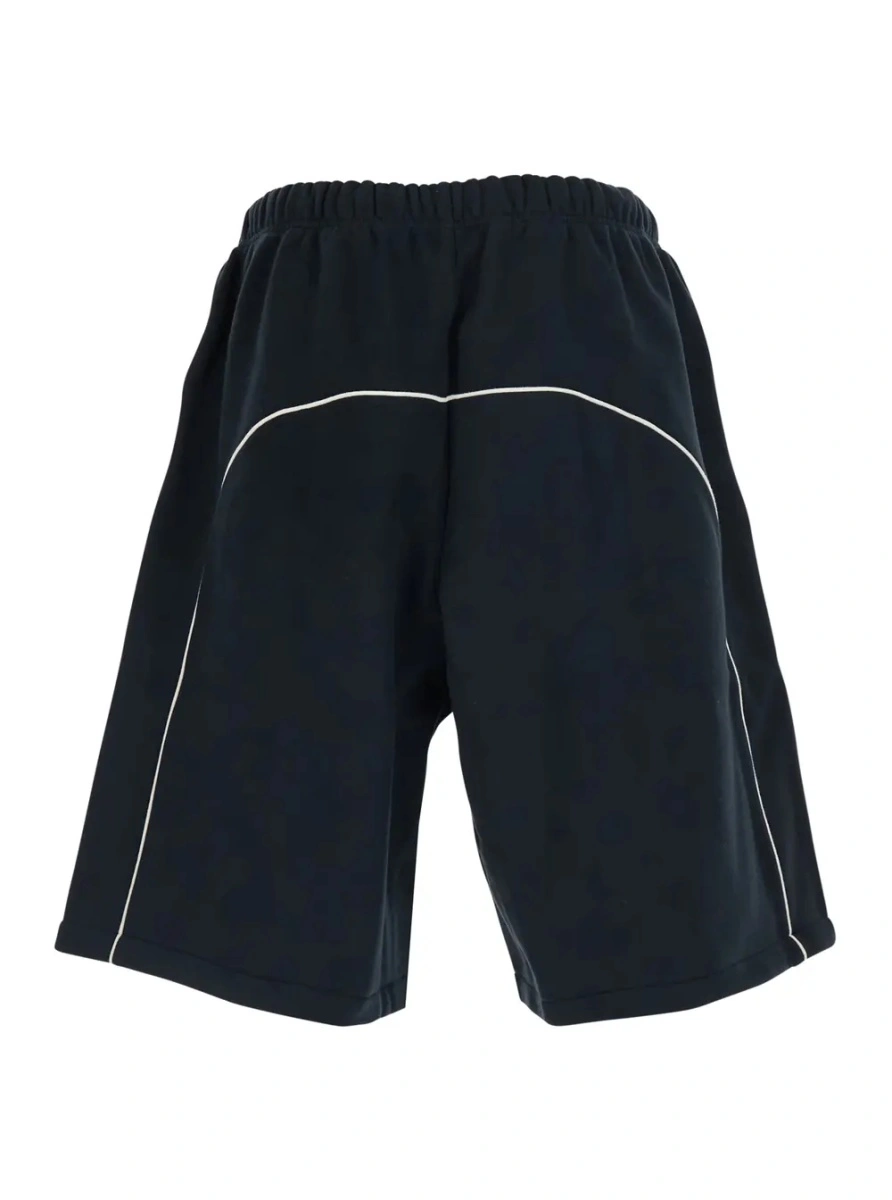 Pantaloni scurti FEAR OF GOD negri din bumbac si poliester - Img 2