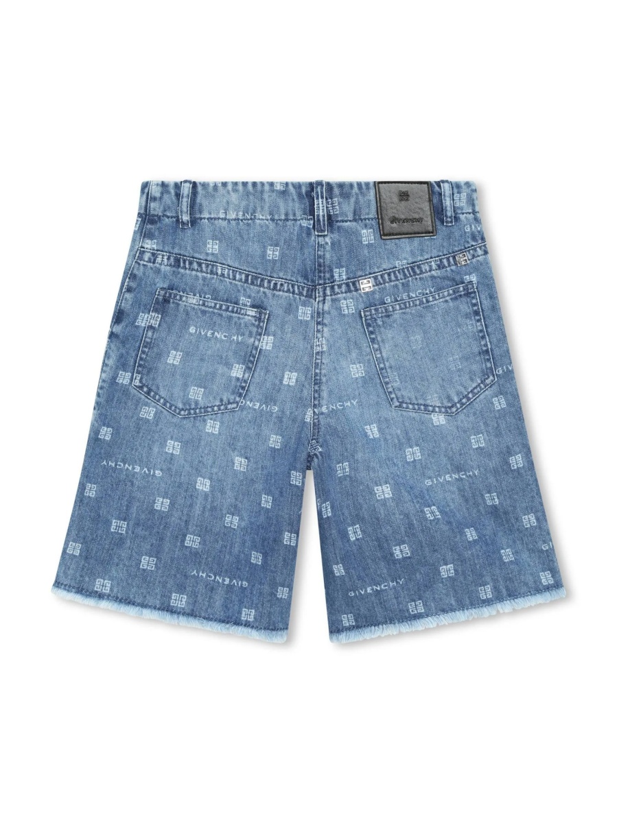 Pantaloni scurti Givenchy albastri - Img 2