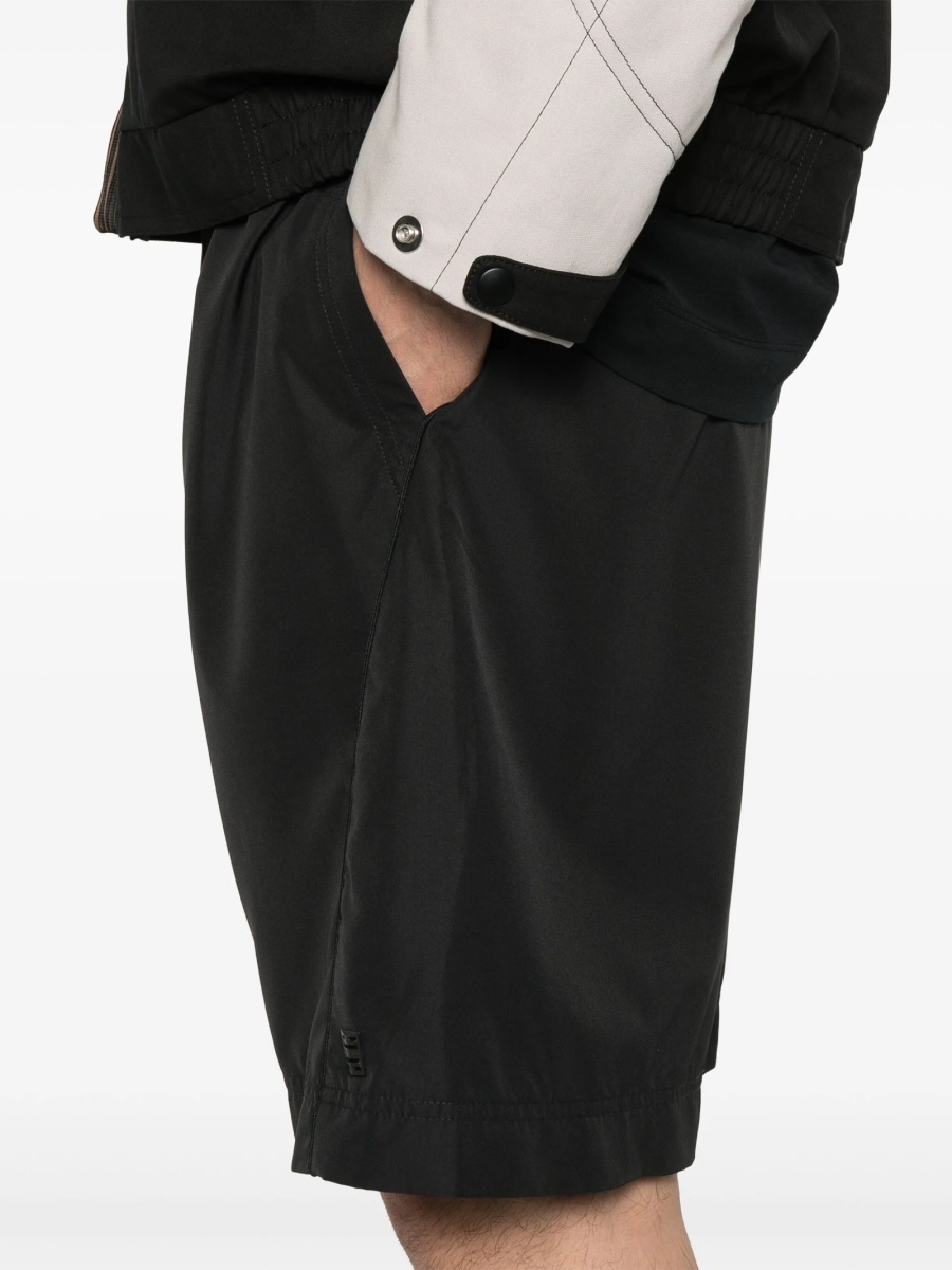 Pantaloni scurti Givenchy negri din polyester - Img 5