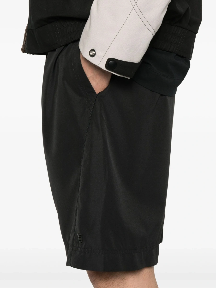 Pantaloni scurti Givenchy negri din polyester - Img 5