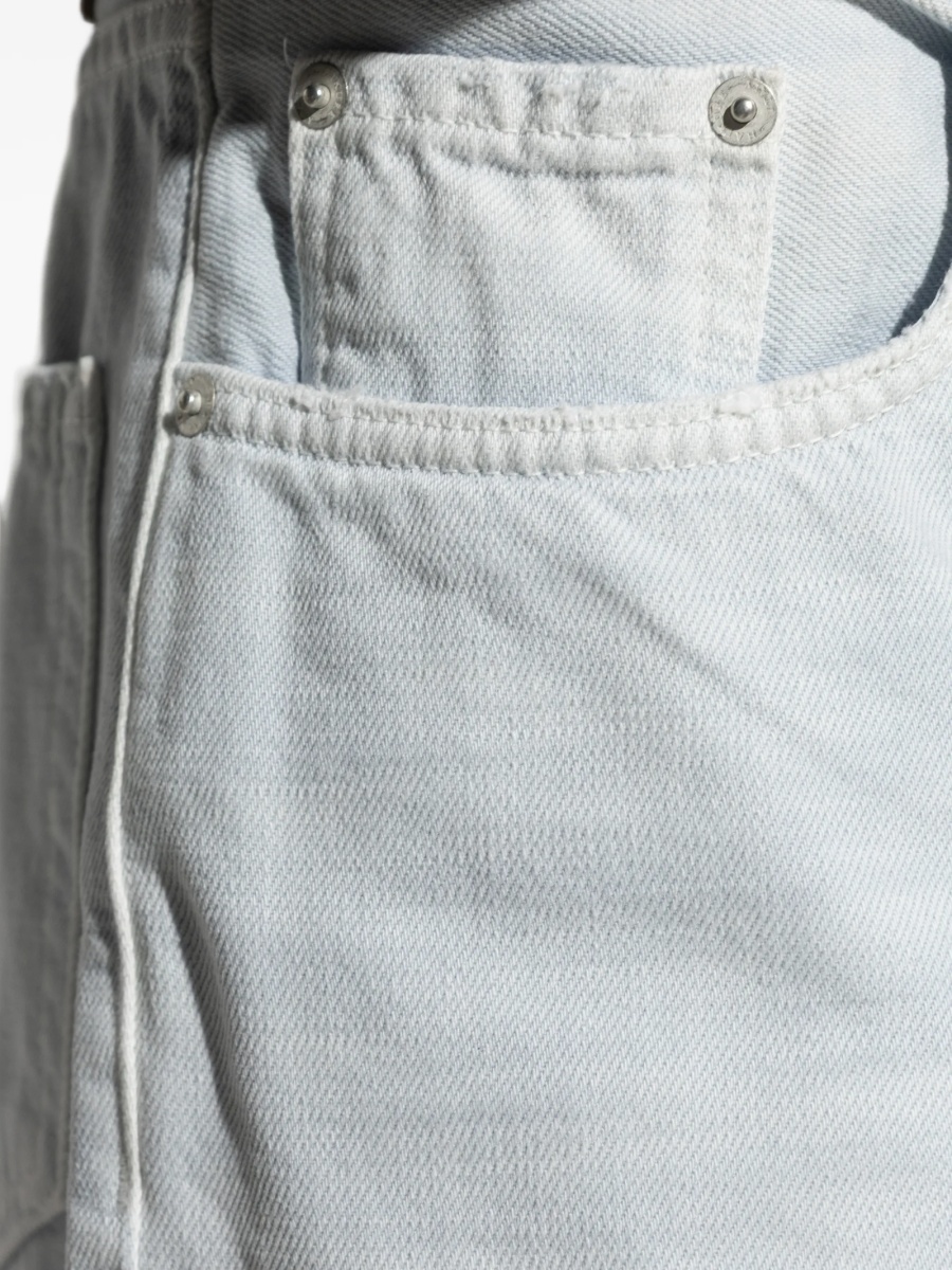 Pantaloni scurti HAIKURE albastri din bumbac - Img 5