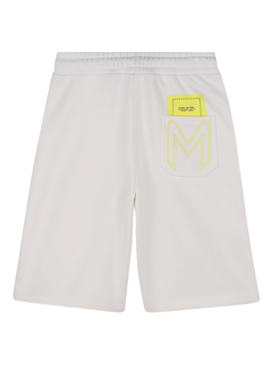 Pantaloni scurti Marc Jacobs albi - Img 2