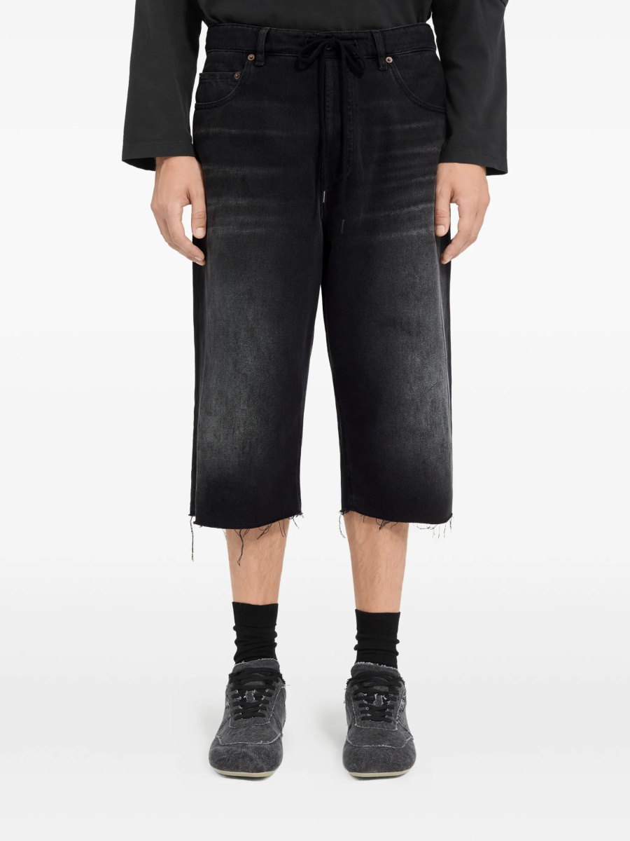 Pantaloni scurti MM6 Maison Margiela negri - Img 5