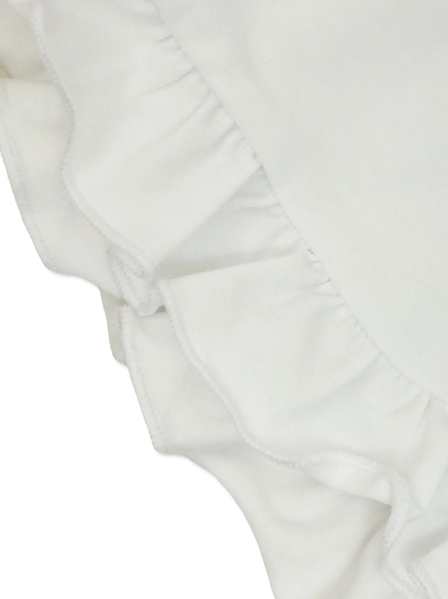 Pantaloni scurti Moncler albi - Img 3