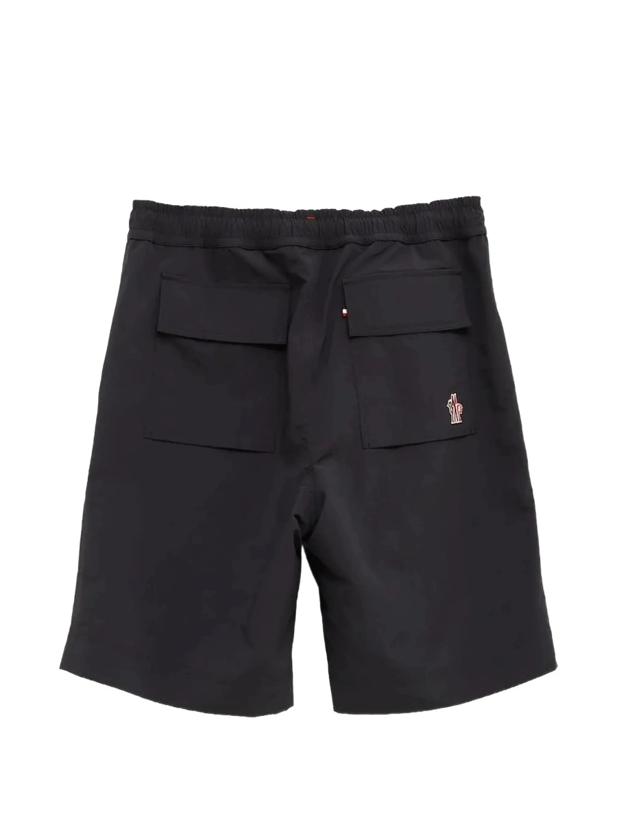 Pantaloni scurti Moncler Grenoble negri - Img 4
