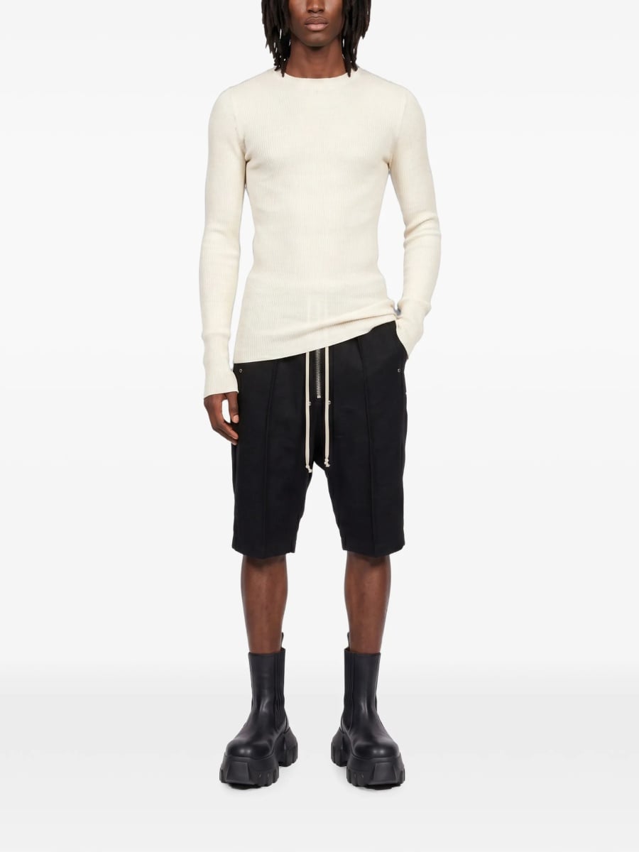 Pantaloni scurti Rick Owens negri - Img 2
