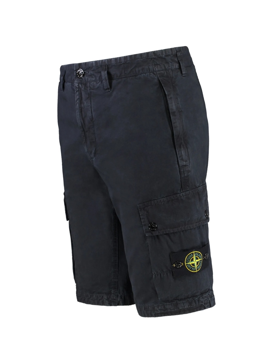 Pantaloni scurti Stone Island albastri - Img 3