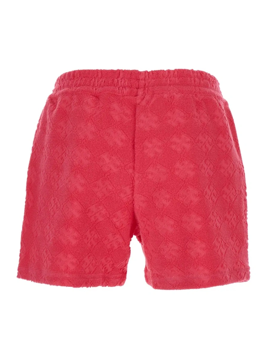 Pantaloni scurti Tory Burch roz din bumbac - Img 2