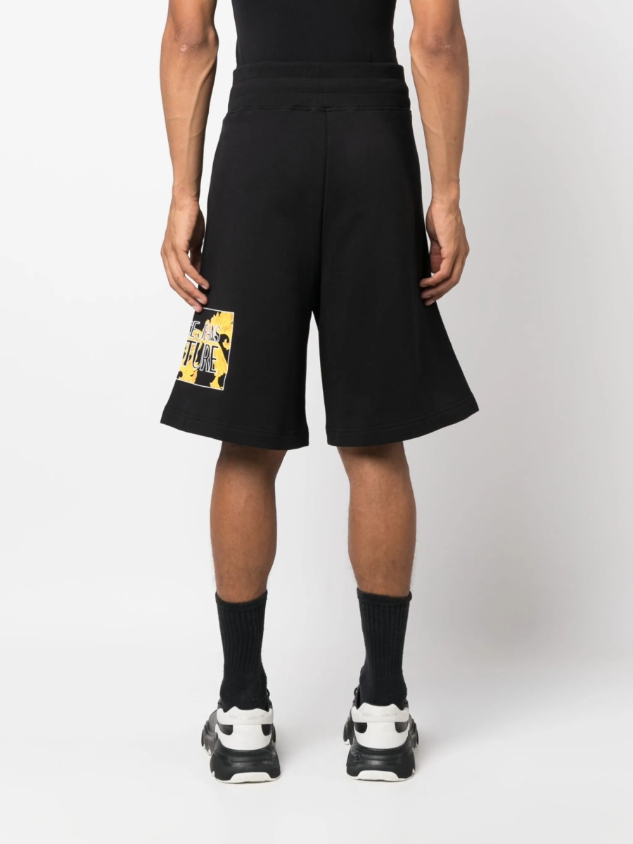 Pantaloni scurti Versace Jeans Couture negri - Img 4