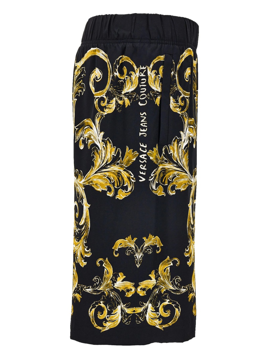 Pantaloni scurti Versace Jeans Couture negri - Img 3