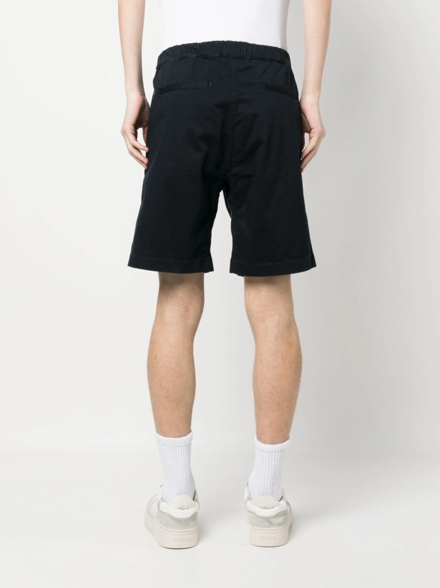 Pantaloni scurti Woolrich albastri din bumbac si elastan - Img 4