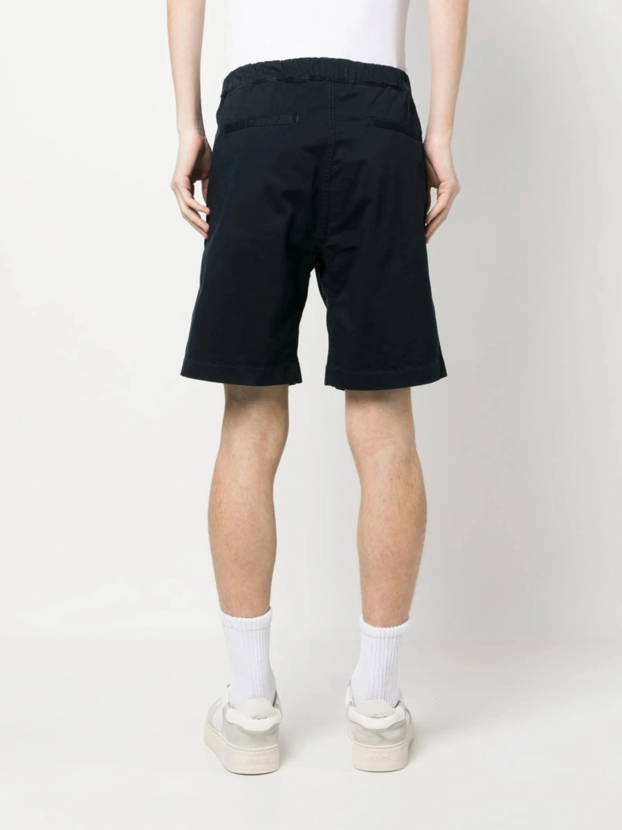 Pantaloni scurti Woolrich albastri din bumbac si elastan - Img 4