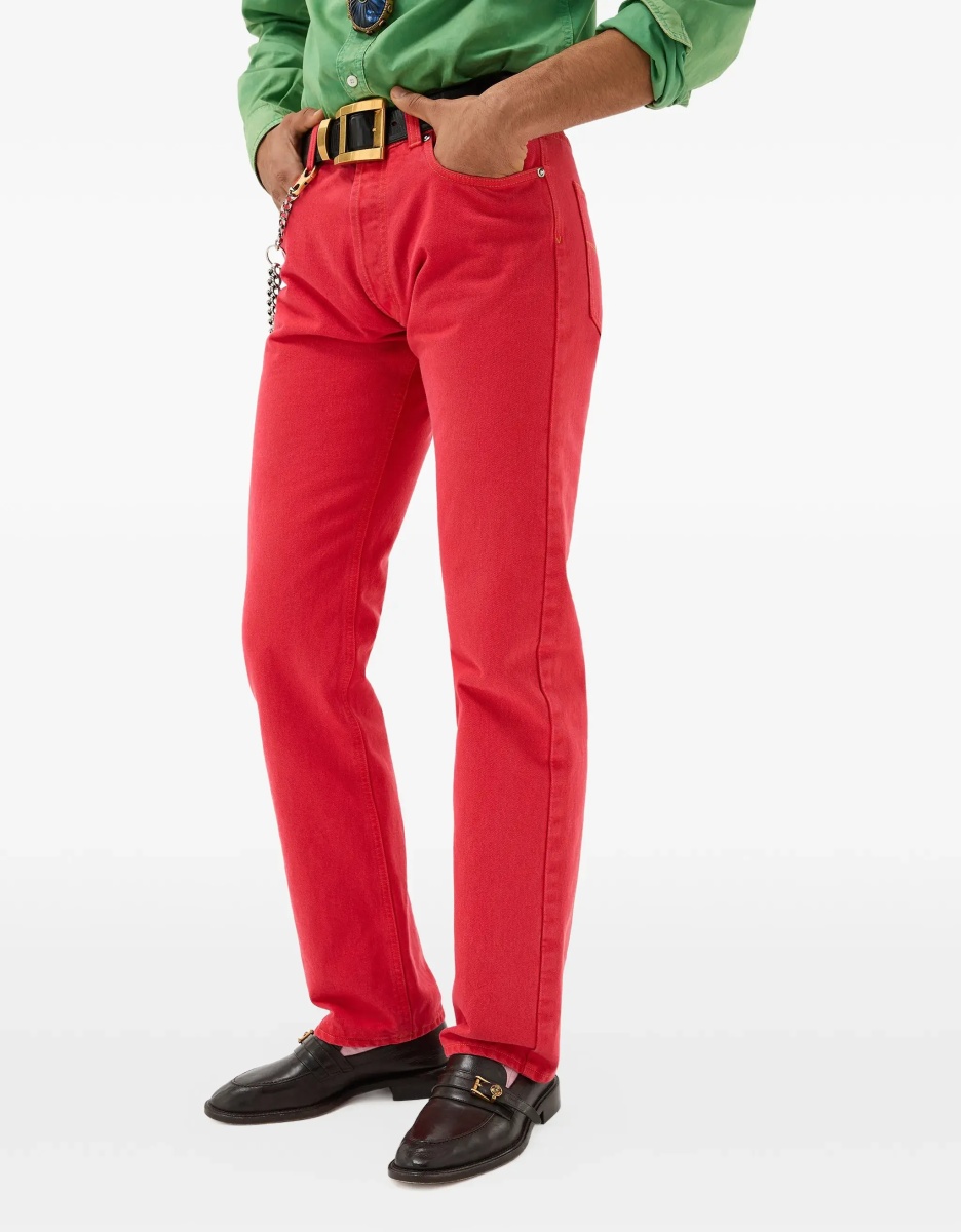 Pantaloni Straight-leg cotton denim Jeans - Img 6