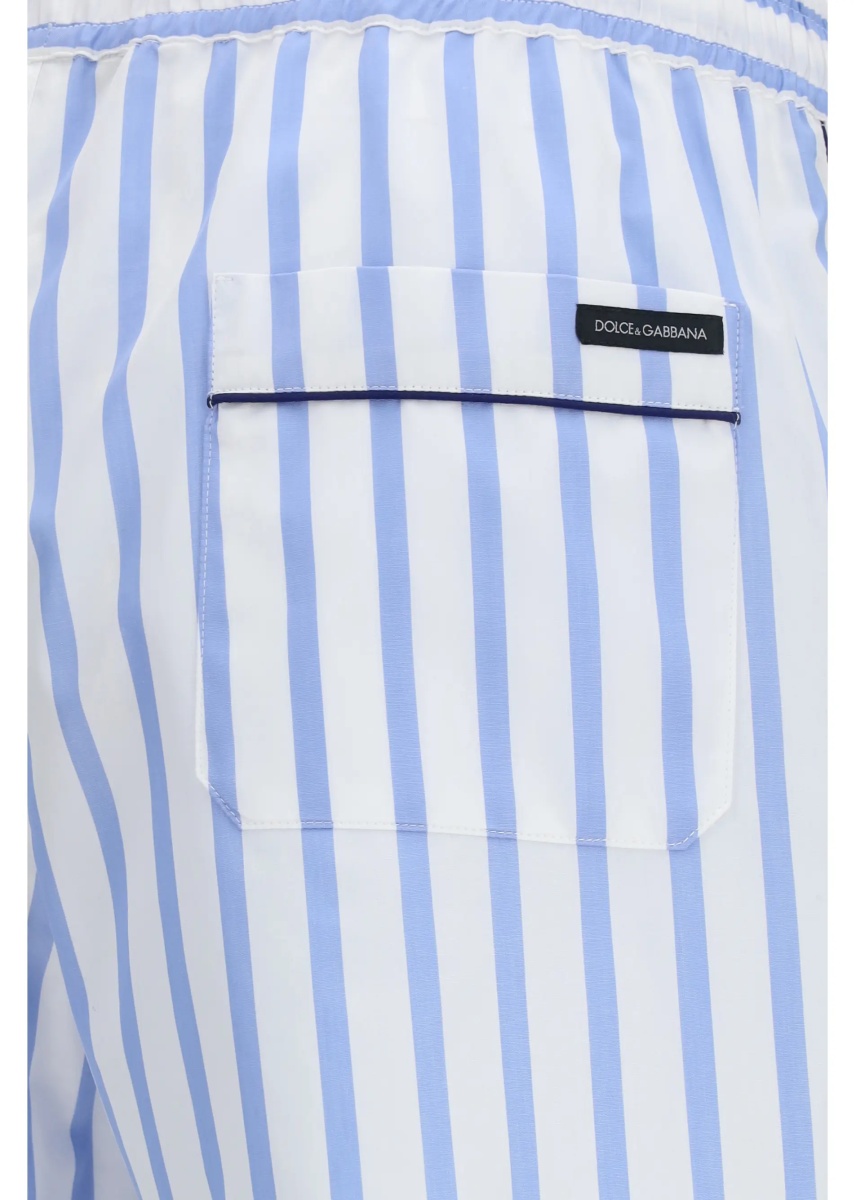 Pantaloni Striped poplin Bermuda Shorts - Img 3
