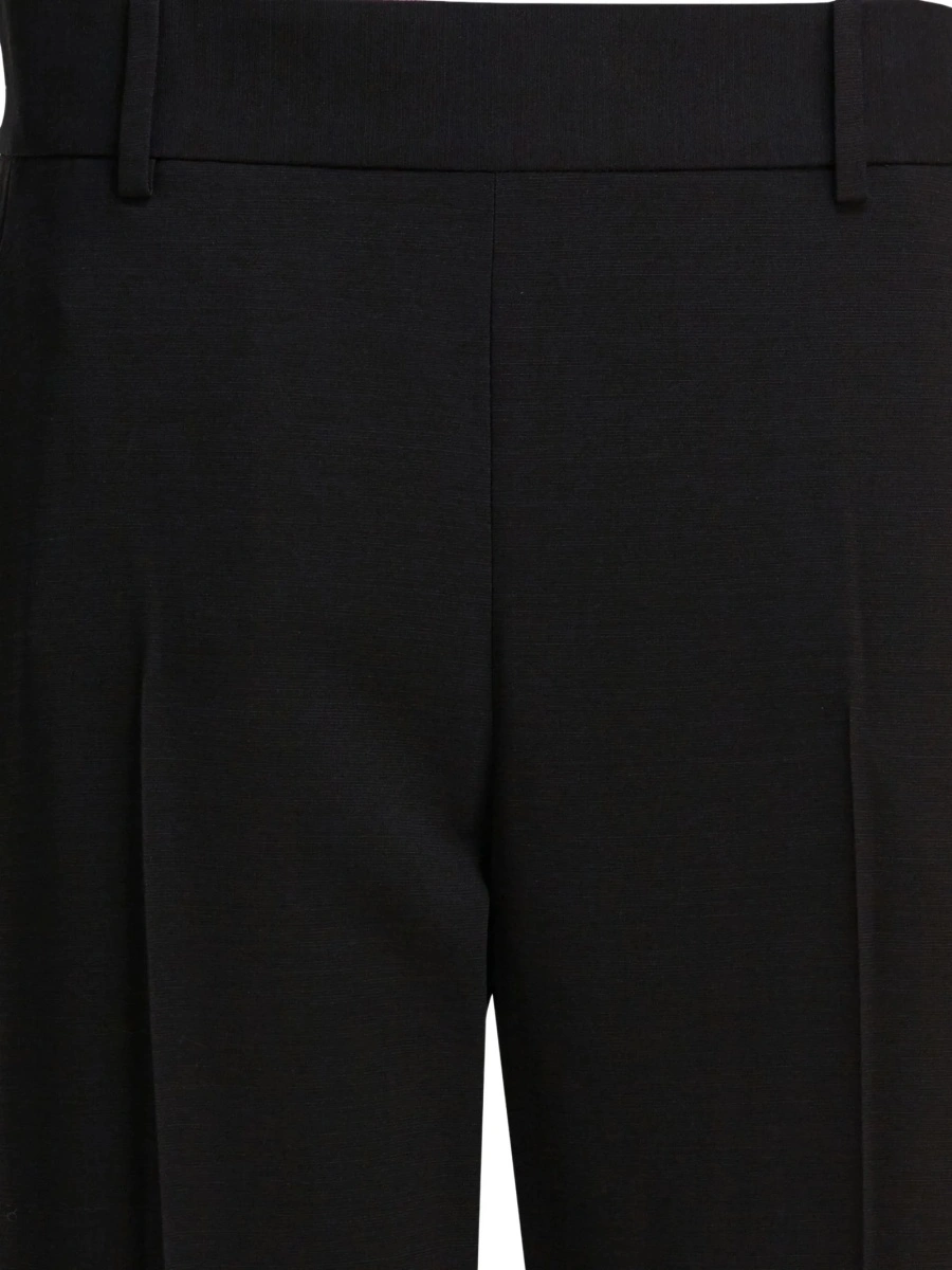 Pantaloni talie inalta Khaite negri - Img 3