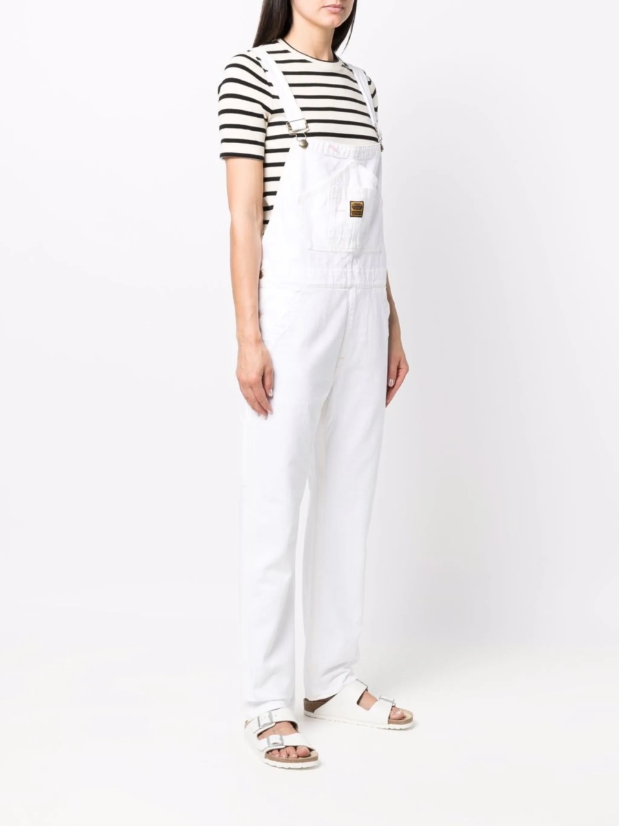 Pantaloni talie inalta WASHINGTON DEE CEE albi - Img 3