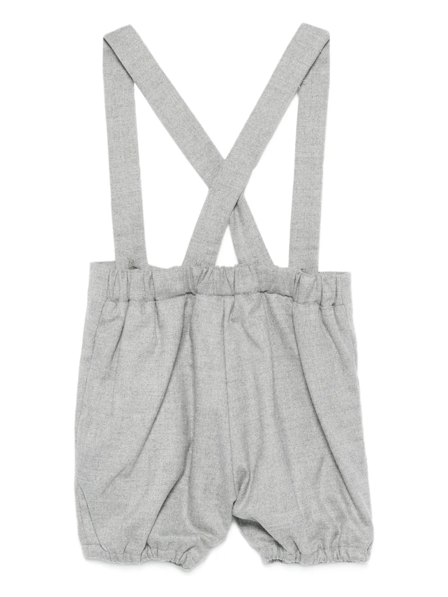 Pantaloni Tartine et Chocolat gri din vascoza si polyester - Img 2