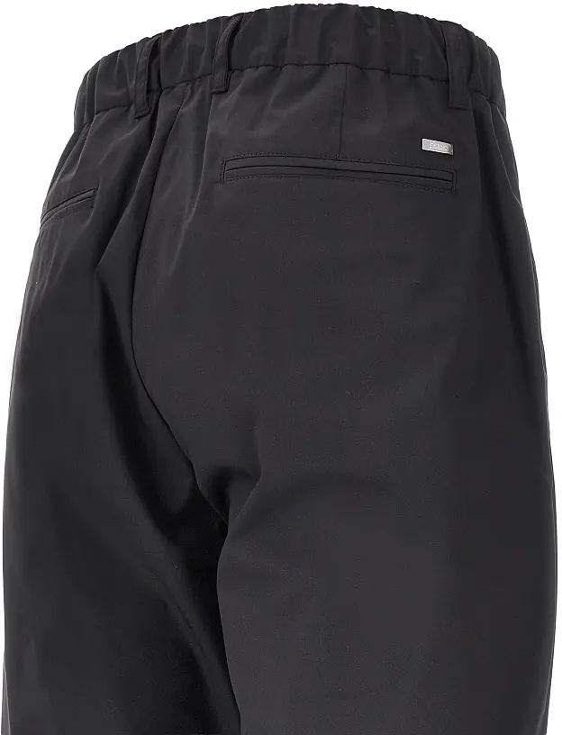 Pantaloni Technical poplin pants with drawstring - Img 4