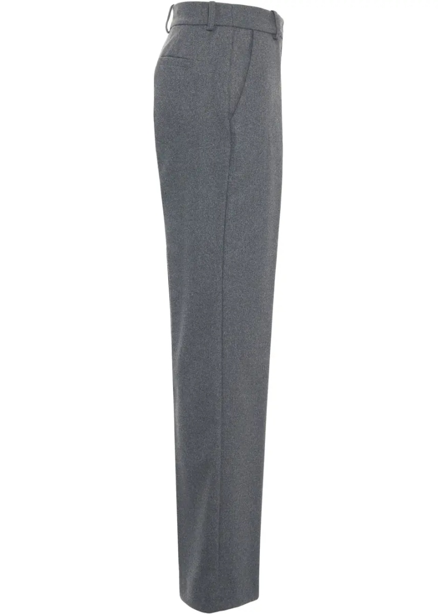 Pantaloni Trousers with pressed creases in wool - Img 3