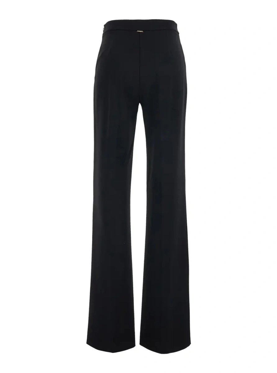 Pantaloni TWINSET negri din vascoza - Img 2