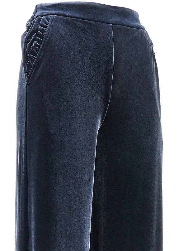 Pantaloni Wide leg chenille pants - Img 2