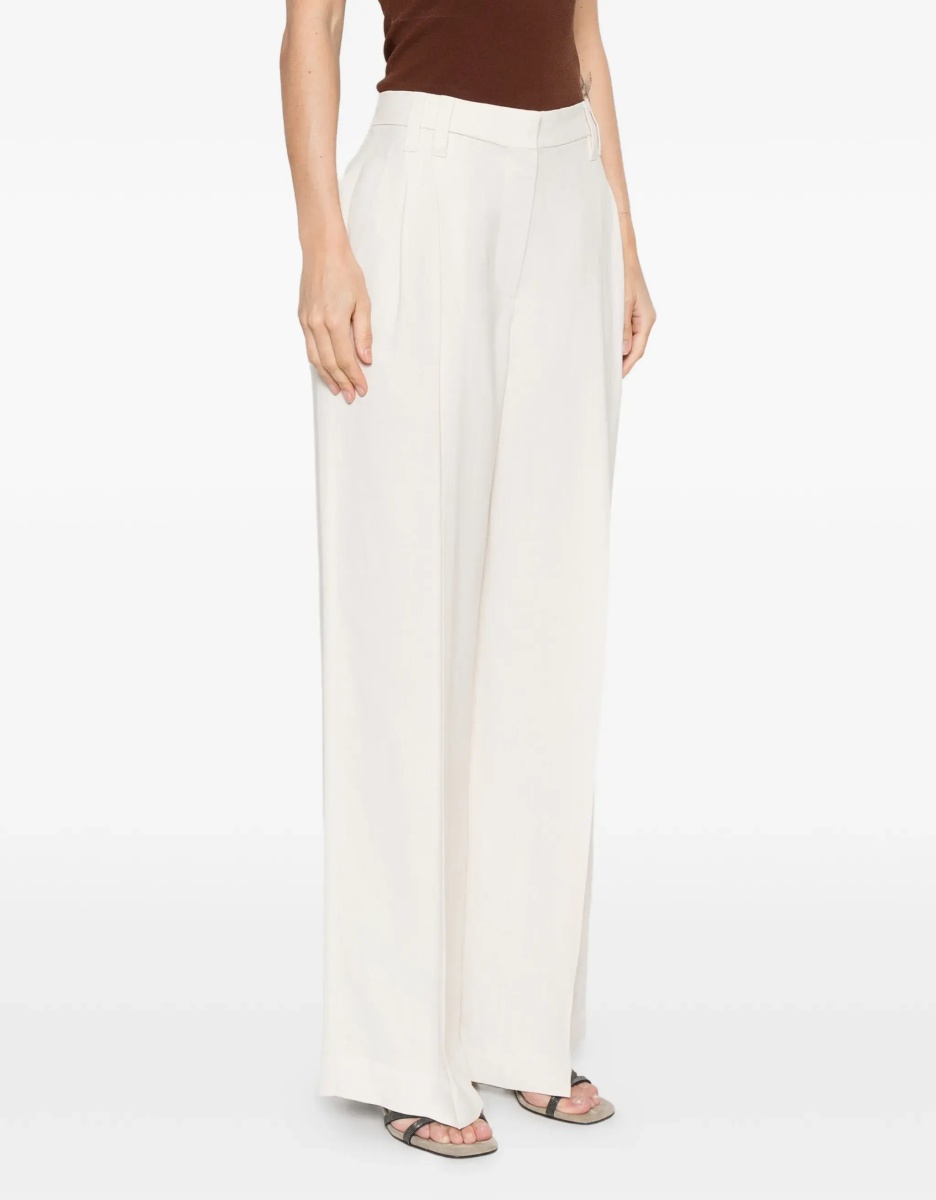 Pantaloni Wide Pants in fluid twill - Img 3