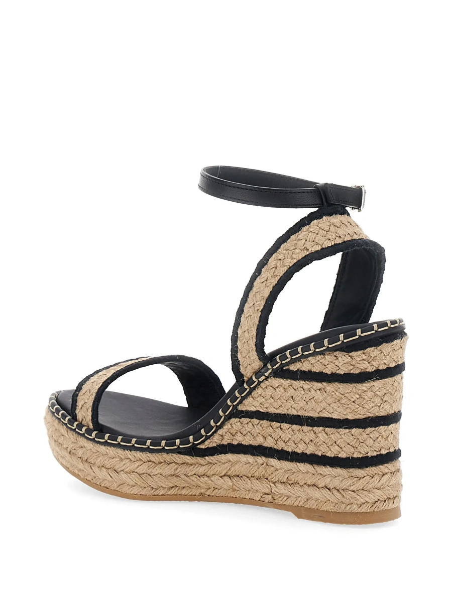 Pantofi cu platforma CASTAÑER bej din material textil - Img 6