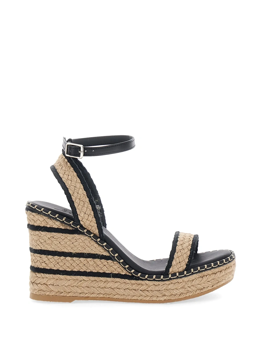 Pantofi cu platforma CASTAÑER bej din material textil - Img 8