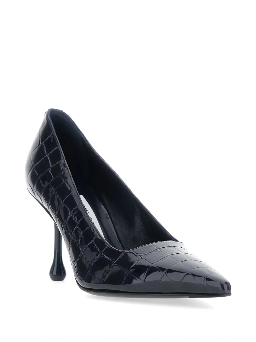 Pantofi cu toc Jimmy Choo albastri din piele - Img 5