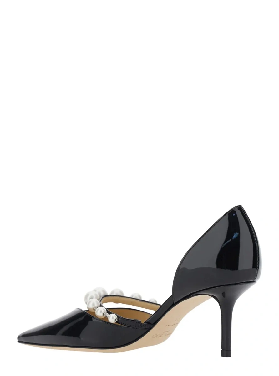 Pantofi cu toc Jimmy Choo negri din piele 'Aurelie' - Img 3