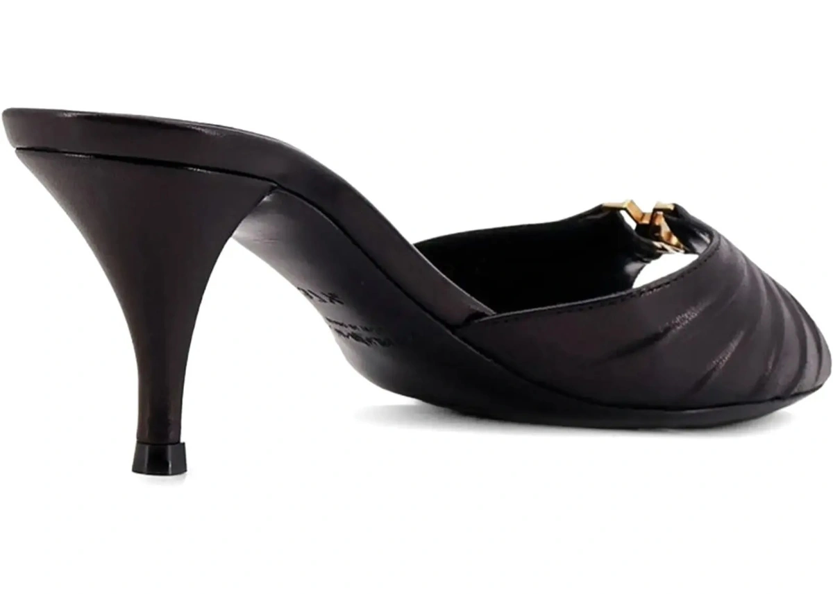 Pantofi cu toc Saint Laurent negri - Img 7