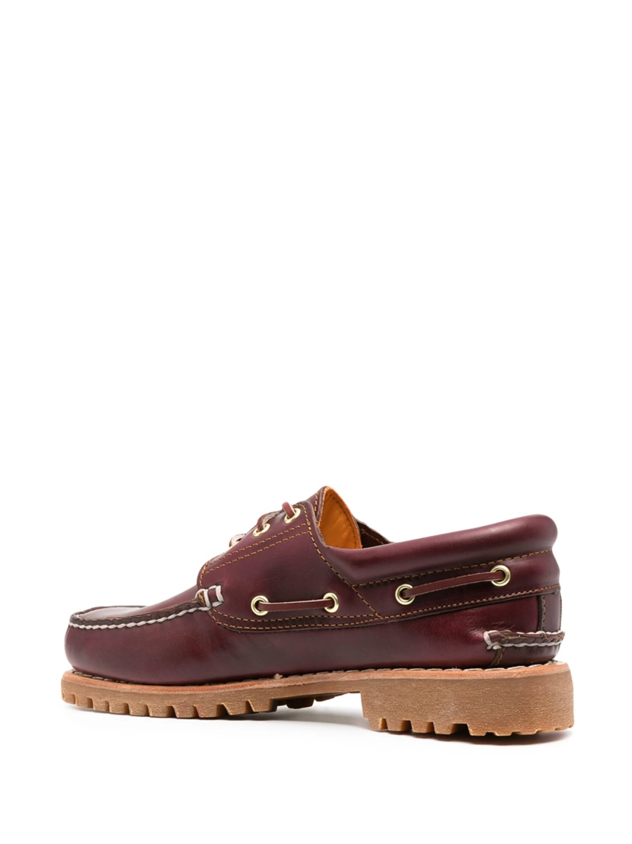 Pantofi de navigatie Timberland rosii din piele - Img 3