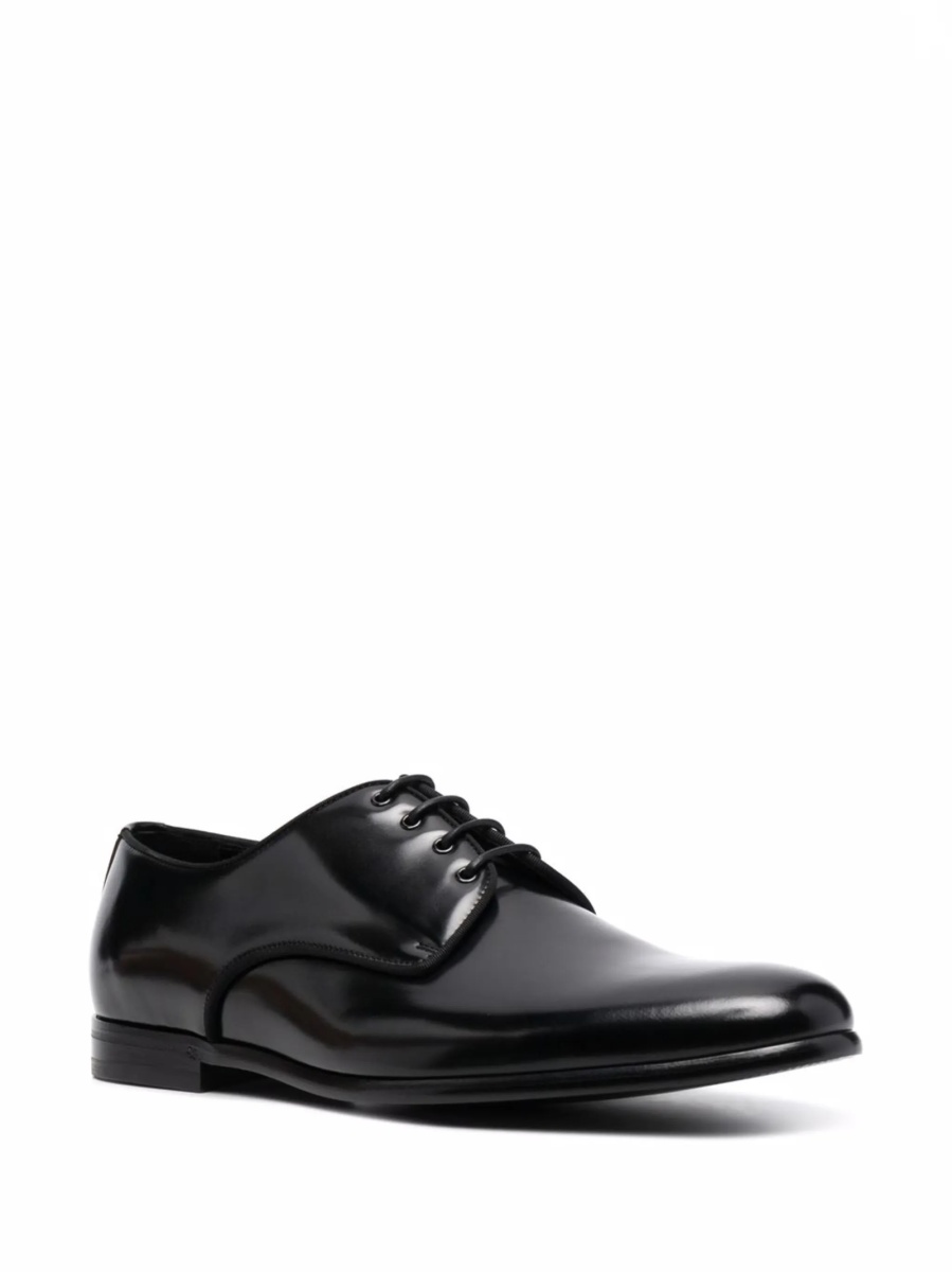 Pantofi Derby Dolce &amp; Gabbana negri din piele - Img 2