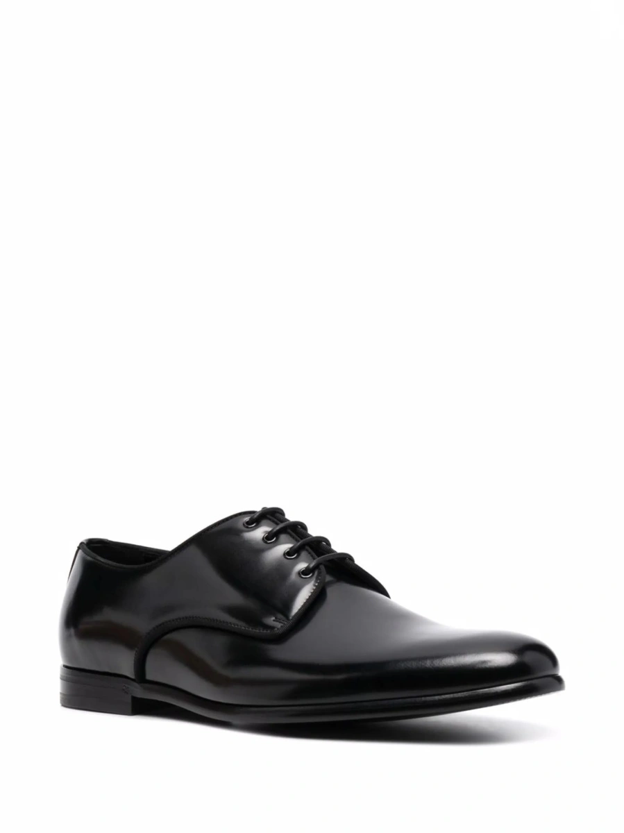 Pantofi Derby Dolce &amp; Gabbana negri din piele - Img 2
