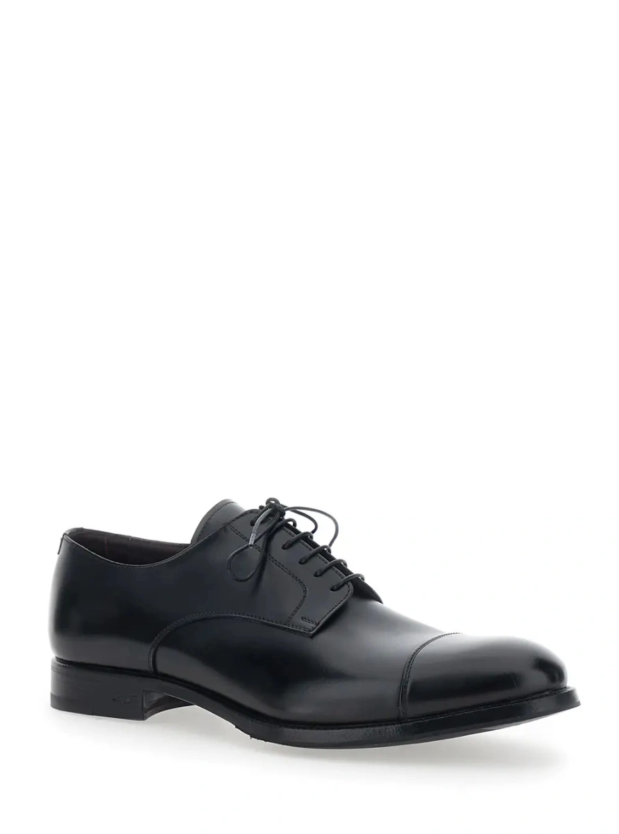 Pantofi eleganti LIDFORT negri din piele - Img 2