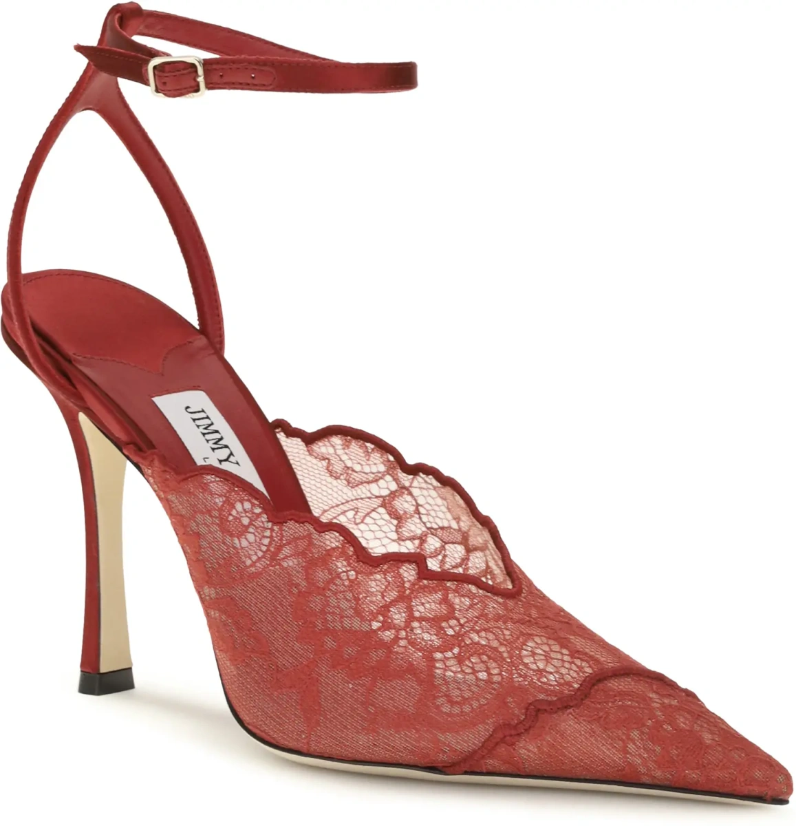 Pantofi Faiz Metallic Lace Pumps - Img 2