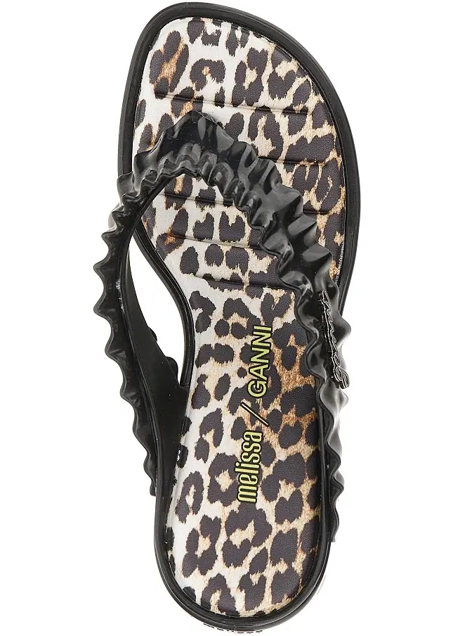 Pantofi GANNI x Melissa rubber thong heel - Img 4