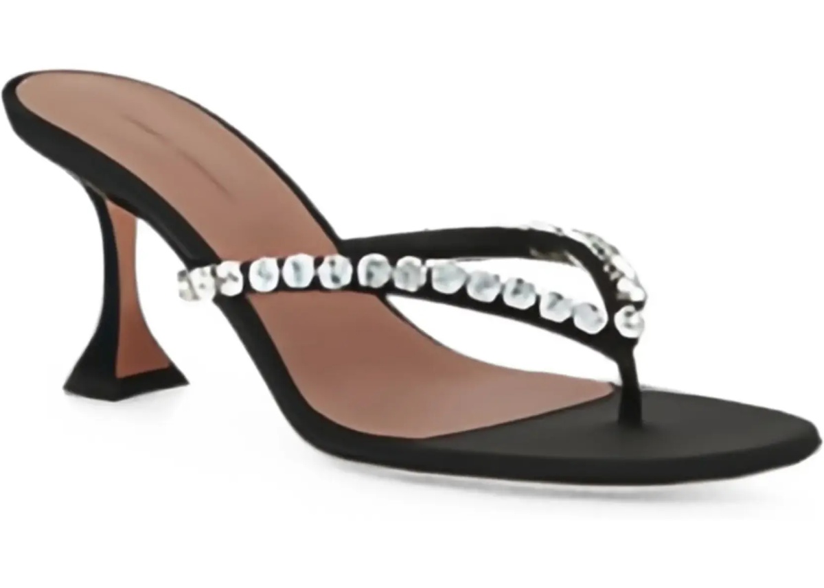Pantofi Gigi crystal-embellished thong Sandals - Img 8