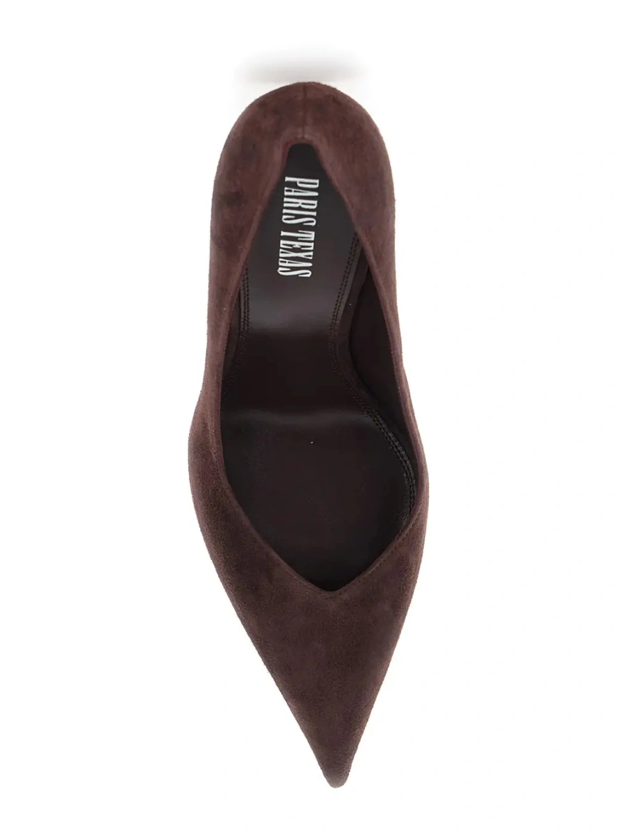 Pantofi 'Lidia' Brown Pumps with High Heel in Suede in for Women - Img 4