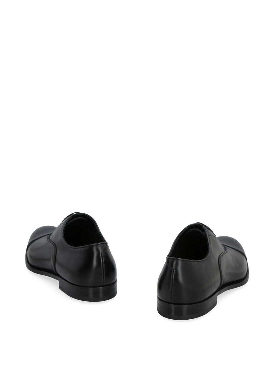 Pantofi Oxford Doucal's negri din piele - Img 3