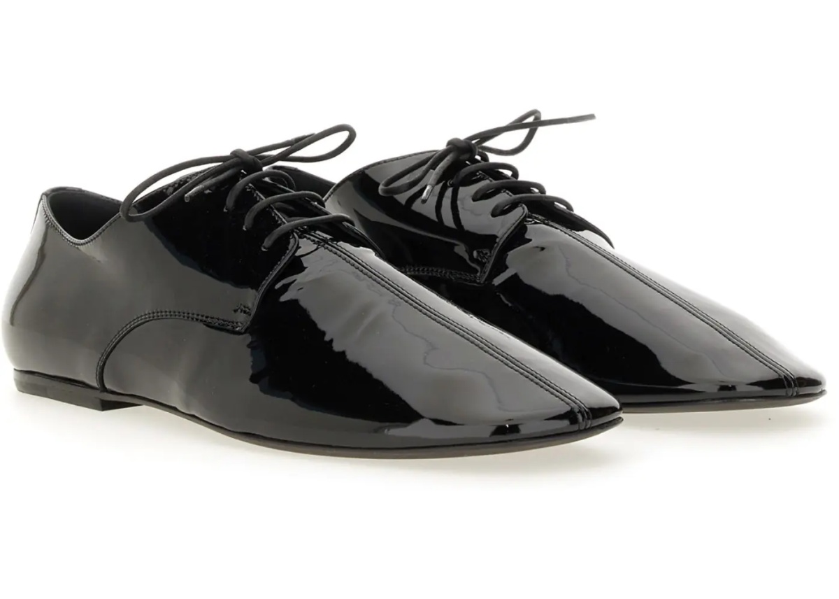 Pantofi Shiny Leather Lace-Up Shoe - Img 2
